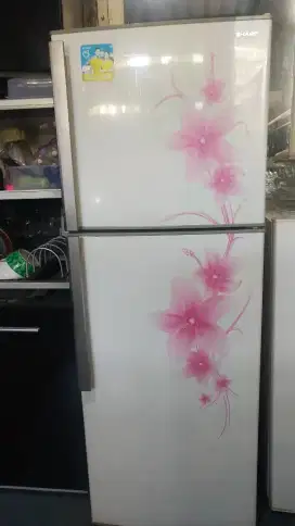jual murah kulkas dua pintu merk sharp