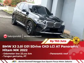 [ LOW KM ] BMW X3 X 3 2.0i G01 SDrive CKD LCi AT Panoramic 2022/2023