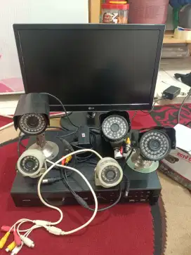 1 Set Cctv + Monitor & DVR