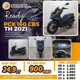 BERGARANSI HONDA PCX 160 CBS TAHUN 2021 UNIT MULUS CASH KREDIT GARANSI
