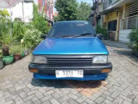 Toyota Starlet Kotak | Tahun 1987 | 1000cc | Plat W | Biru