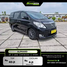 TOYOTA ALPHARD 2012 G ATPM 2.4 AT