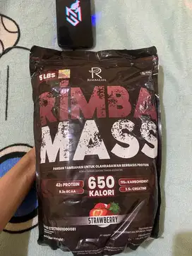 [NEW] Rimbalife Rimbamass Rimba mass Bpom 5 Lbs 2250gram Strawberry