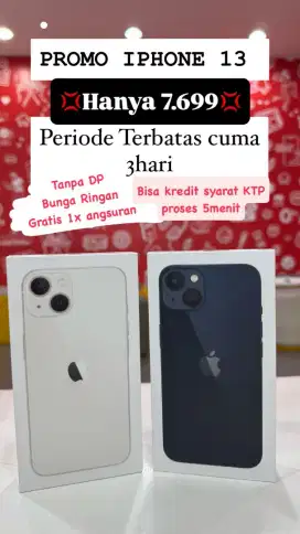 PROMO IPHONE 13 PERIODE TERBATAS