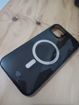 Dijual Max clear case black Magsafe 15 plus original