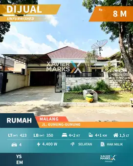 Dijual Rumah Mewah Di Area Oro-Oro Dowo, Malang
