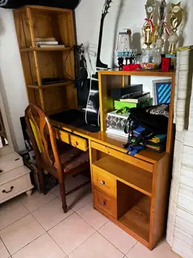 Dijual Meja Belajar  Kayu Asli Jati
