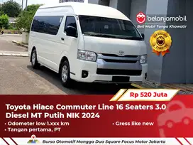 [ LOW KM 1RB ] Toyota Hiace Commuter Line 3.0 Diesel MT 2024/2025