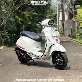Piaggio Vespa Sprint S 150 IGET ABS LED 2024 warna WHITE INNOCENZA