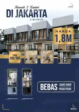 DIJUAL RUMAH GS BUMI SUTRA CIBUBUR, CIRACAS