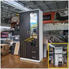 Lemari Pakaian 2 Pintu Goldie Ald 8112  Terbaru