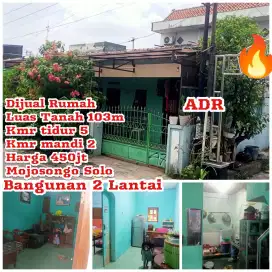 Dijual Rumah Mojosongo Solo
