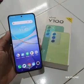 Vivo Y100 4G 8/128 Fulset segel mulus 98%.harga 1.900 net