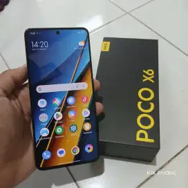 Poco X6 5G 12/256 Fulset segel mulus 95%.harga 2.900 net