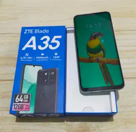 ZTE Blade A35 4G 4/64: fullset segel mulus 98% siap pakai