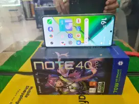 Infinix Note 40 Pro Ram 8/256 gb lengkap mulus no minus