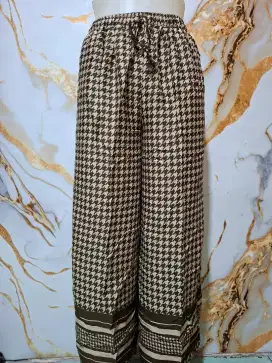 Celana kulot allzise bahan katun rayon