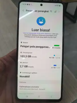 Dijual Samsung A51 6+6/128 NFC Fullset Resmi SEIN Normal Mulus 89%.