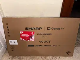Sharp LED google TV 43 inch