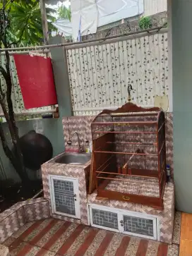 Dijual sangkar kandang  murai kotak jati