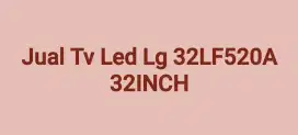 Tv LG tipe LH520A ANALOG