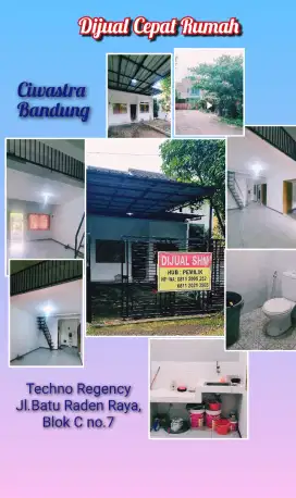 Dijual Cepat Rumah Ciwastra Bandung