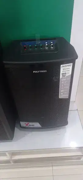 Speaker Portable Polytron, free mic wireless 2 unit, PASPRO10F7
