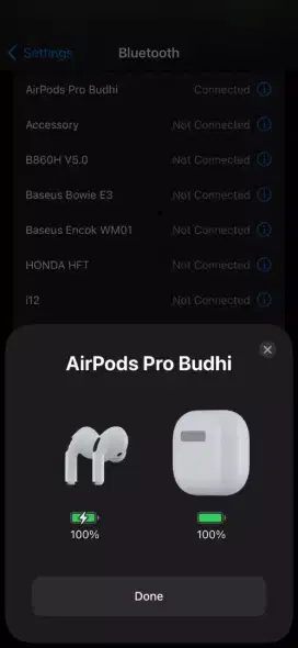 Headset bluetooth (airpods)