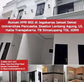 Rumah KPR Di Jagakarsa Jaksel Dekat TB Simatupang Stasiun Lenteng Agun