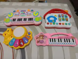 Dijual mainan piano anak anak 4 pcs borongan