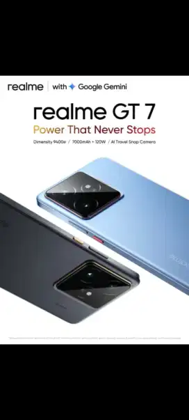 Realme GT 7 dengan kecangihannya