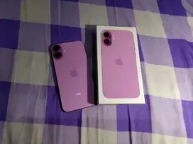 Iphone 16 plus pink ex ibox second/bekas