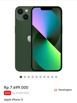 Promo Cashback Iphone 13 Basic 800K