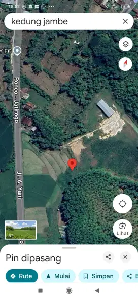 Tanah dijual pinggir jalan provinsi
