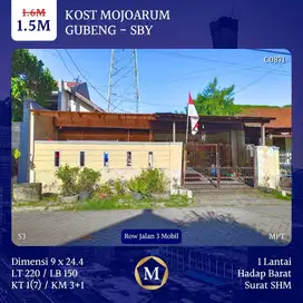 Rumah Kost Mojoarum Gubeng dkt Mulyorejo Dharmahusada Galaxy Mall
