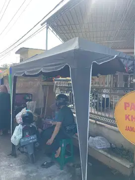 tenda custom satu warna
