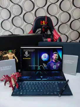 Asus ZenBook Pro Duo UX482EAR Core i7 GEN 11 Dual Screen Siap Pakai