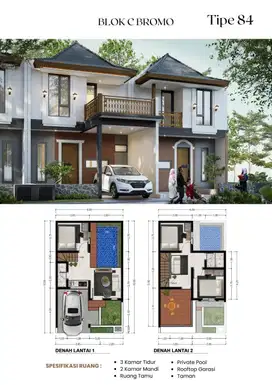 VILLA dekat alun alun kota batu malang