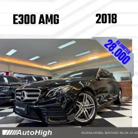 DP10% [Km28.000] E300 AMG 2018 Black / C300 Reg 2017 #AUTOHIGH