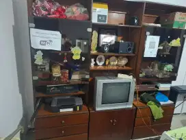 Lemari Tv Jati Usia 30Tahun lebih Kuat bagus