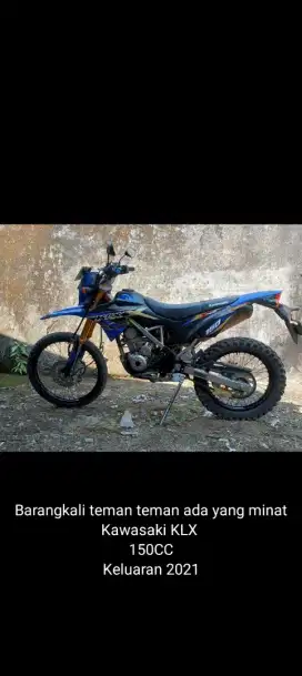 Di jual kawasaki KLX 150 tahun 2021
