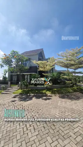 Rumah modern 2 lantai full furnished di Austinville Dieng Malang