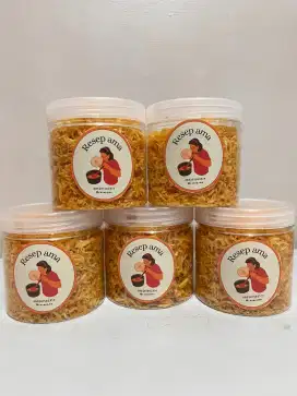 Toples keripik kentang ikan teri