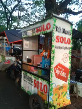 Dijual Gerobak Es Teh Solo Lengkap