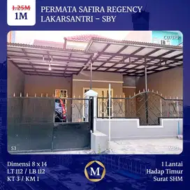 Rumah Permata Safira Regency dkt Lakarsantri Raya Menganti Wiyung