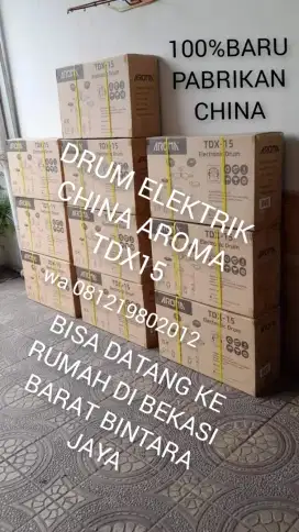 100%br TERMURAH DRUM ELEKTRIK CHINA AROMA TDX15