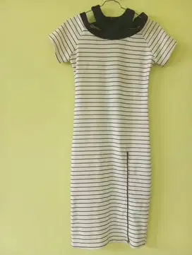 Dress black and white