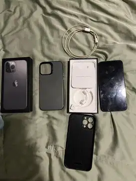 Iphone 13 Pro Max Full Set 256 Gb Gray ex Ibox Bonus 2 casing