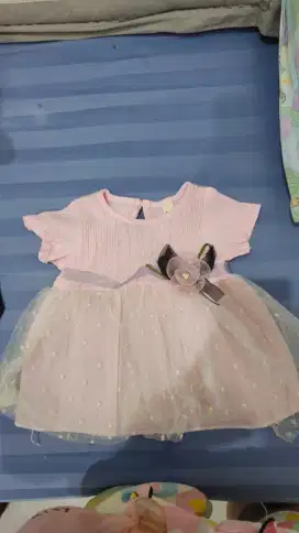 Dress anak pink usia 1 thn an