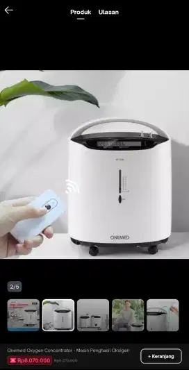 Onemed Oxygen Concentrator Like New Beli Dari Baru
